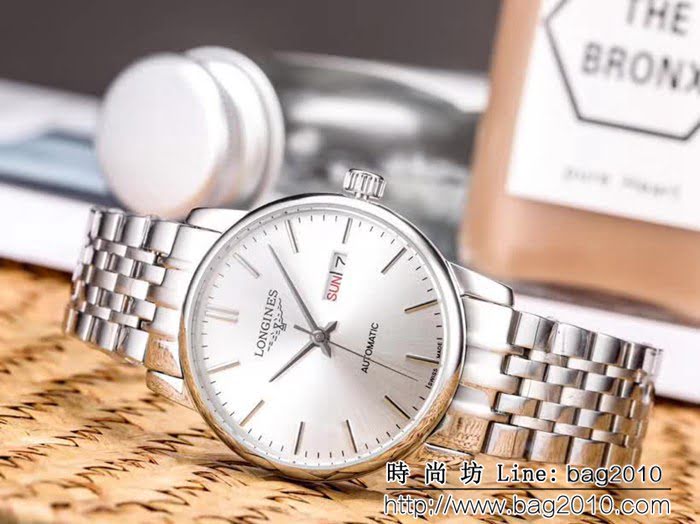 LONGINES浪琴 經典大三針 全自動機械 精品男士腕表 WSS1084